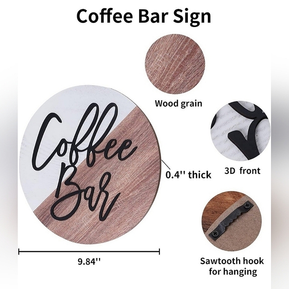 Coffee Bar Sign - Picture 2 of 4